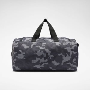 Torebki Męskie Reebok Core Graphic Medium Grip Duffel Czarne PL 74BHWQT